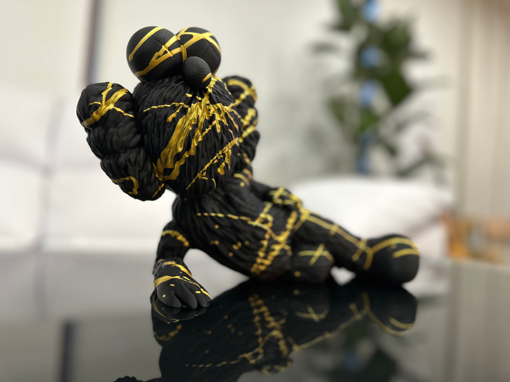 Fluffy Noir Gold