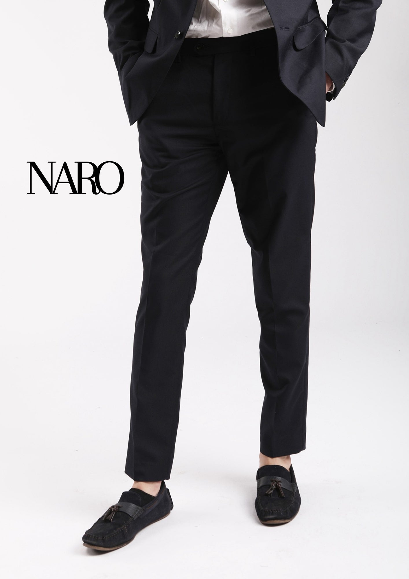 PANTALON TRAJE AZUL MARINO