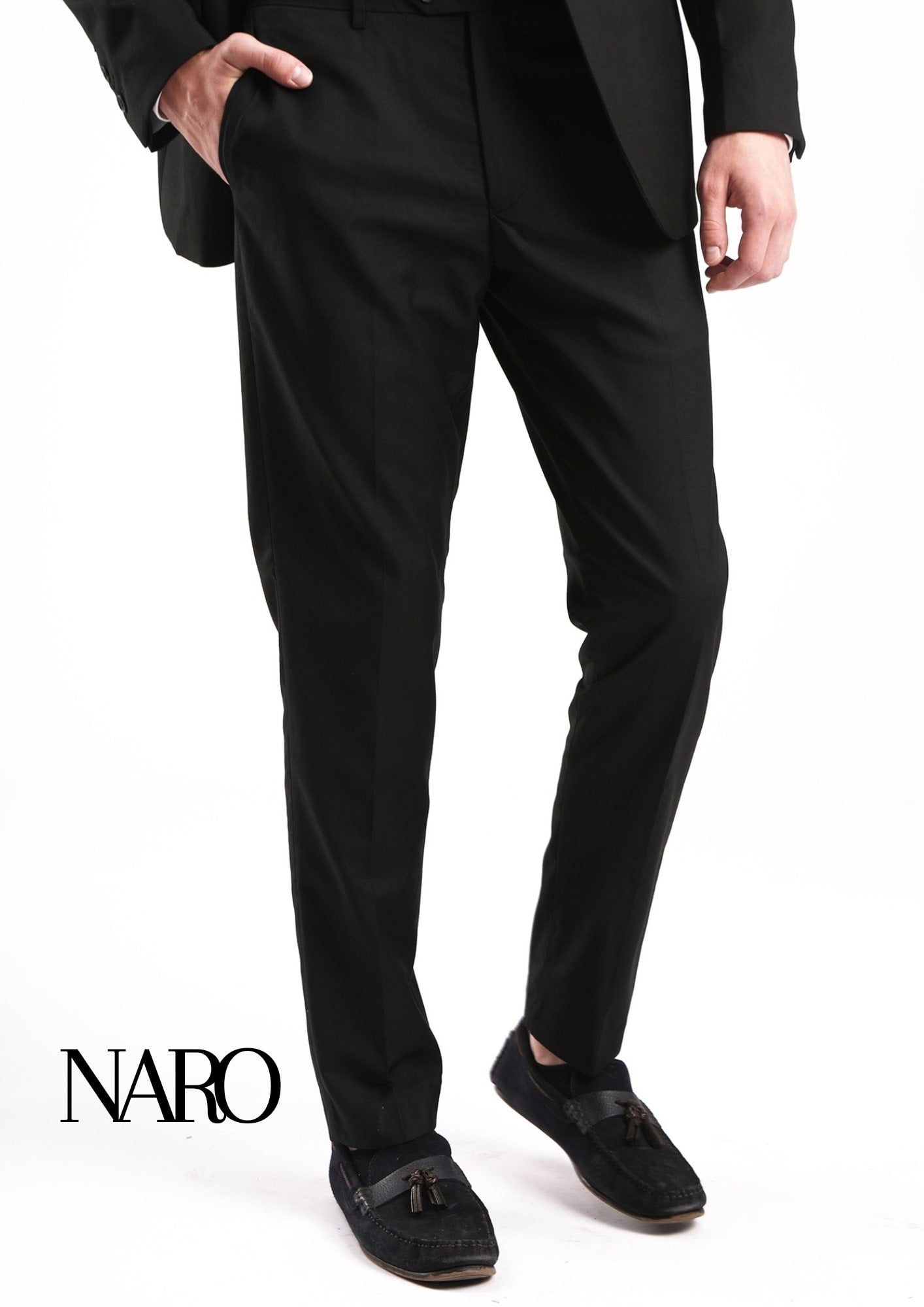 PANTALON TRAJE NEGRO