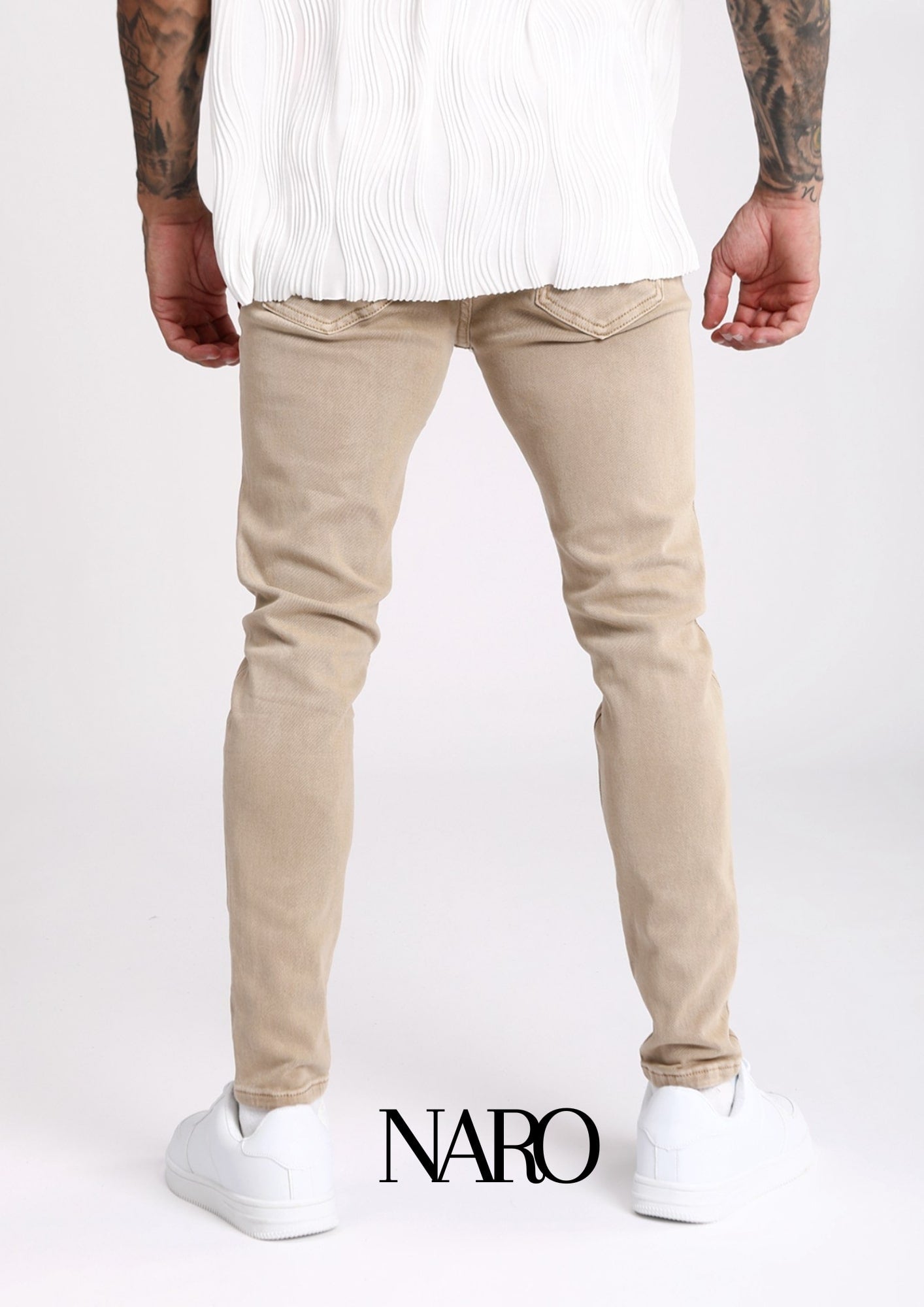 VAQUERO BEIGE SKINNY FIT