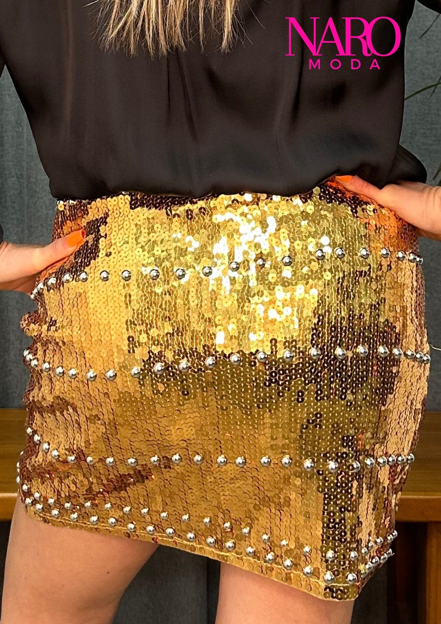 FALDA BRILLO
