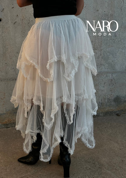 FALDA SUSURRO TULLE