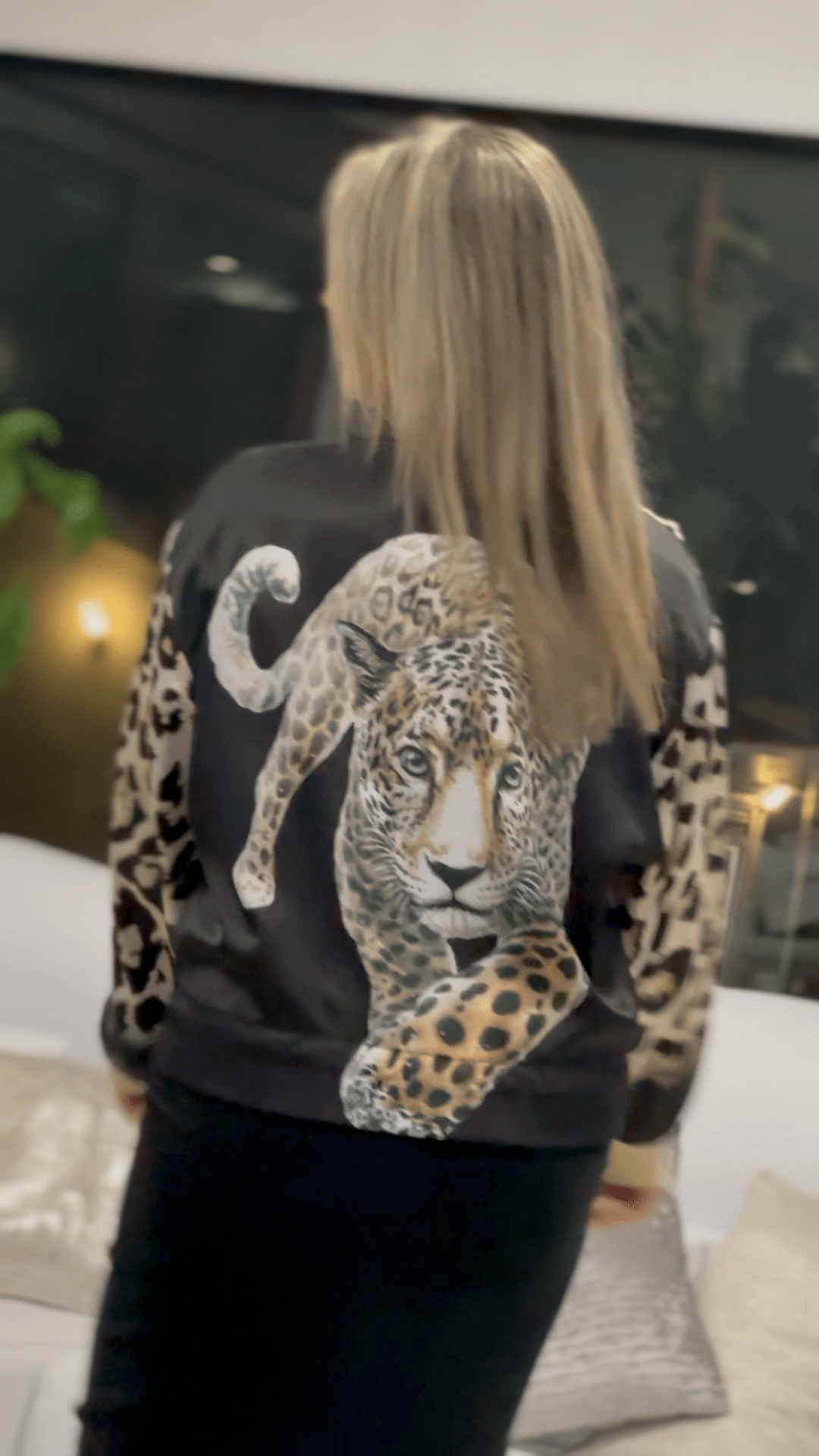 CHAQUETA LEOPARDO ELEGANTE